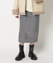 GLITTER JERSEY TIGHT SKIRT