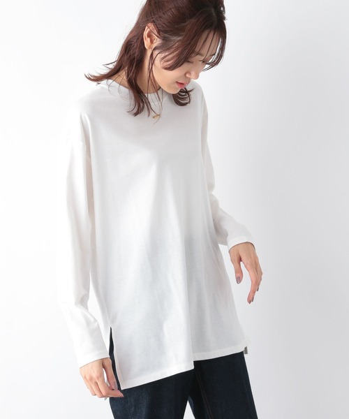 GLOBAL WORK(グローバルワーク)の「ヘビロッTレイヤードロングスリーブ/906266(Tシャツ/カットソー・レディース・その他1/その他2・MEDIUM/LARGE)」の6枚目の写真