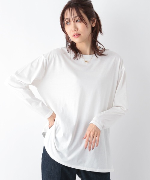GLOBAL WORK(グローバルワーク)の「ヘビロッTレイヤードロングスリーブ/906266(Tシャツ/カットソー・レディース・その他1/その他2・MEDIUM/LARGE)」の8枚目の写真