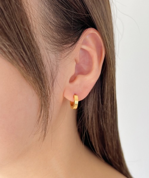 セール】【ステンレス】ジェンダーレス ワンタッチピアス