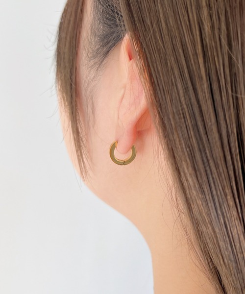 sowang(ソワン)の「【ステンレス】ジェンダーレス ワンタッチピアス(ピアス(両耳用)・レディース・ブラック/ゴールド/シルバー・FREE)」の20枚目の写真
