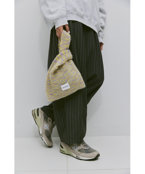 un/neu（アンノイ）の「ラメニットミニバッグ / グリッターバッグ / アシンメトリーバッグ（ハンドバッグ・レディース・グレー/グリーン/ブラウン/イエロー/ブルー・FREE）」の21枚目の写真