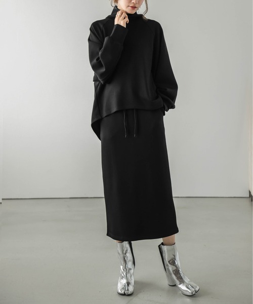 La-gemme（ラジェム）の「バックファスナーダンボールセットアップ（セットアップ・レディース・ブラック/ベージュ/ダークブラウン/グリーン・フリー）」の21枚目の写真