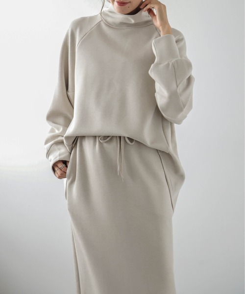 La-gemme（ラジェム）の「バックファスナーダンボールセットアップ（セットアップ・レディース・ブラック/ベージュ/ダークブラウン/グリーン・フリー）」の6枚目の写真