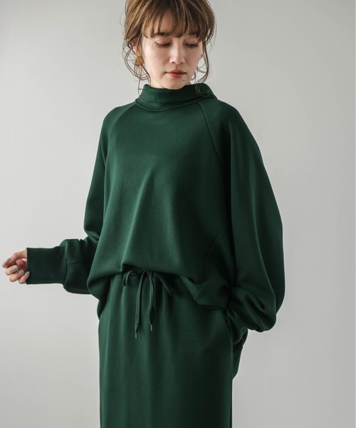 La-gemme（ラジェム）の「バックファスナーダンボールセットアップ（セットアップ・レディース・ブラック/ベージュ/ダークブラウン/グリーン・フリー）」の7枚目の写真