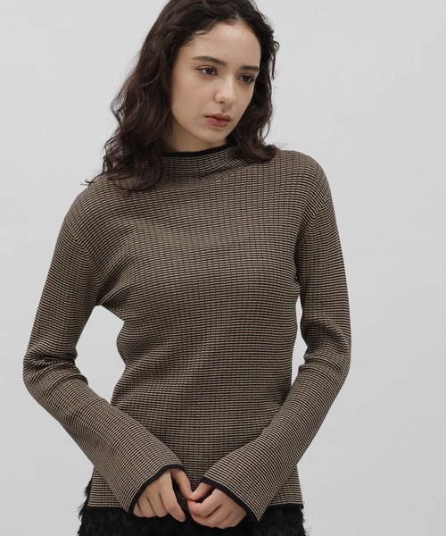 LAKOLE(ラコレ)の「12ゲージリブモックネックプルオーバー / 965379(ニット/セーター・レディース・マスタード/その他4/その他1/その他2/その他3/レッド/アイボリー/ブラック・MEDIUM/SMALL)」の18枚目の写真