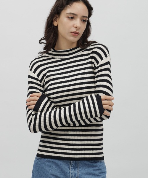 LAKOLE(ラコレ)の「12ゲージリブモックネックプルオーバー / 965379(ニット/セーター・レディース・マスタード/その他4/その他1/その他2/その他3/レッド/アイボリー/ブラック・MEDIUM/SMALL)」の20枚目の写真