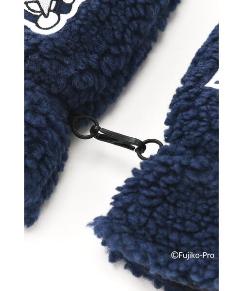 ジャックバニードラえもん　ネイビー　グローブ　ボア　ミトン　新品タグ付