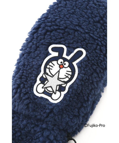 ジャックバニードラえもん　ネイビー　グローブ　ボア　ミトン　新品タグ付