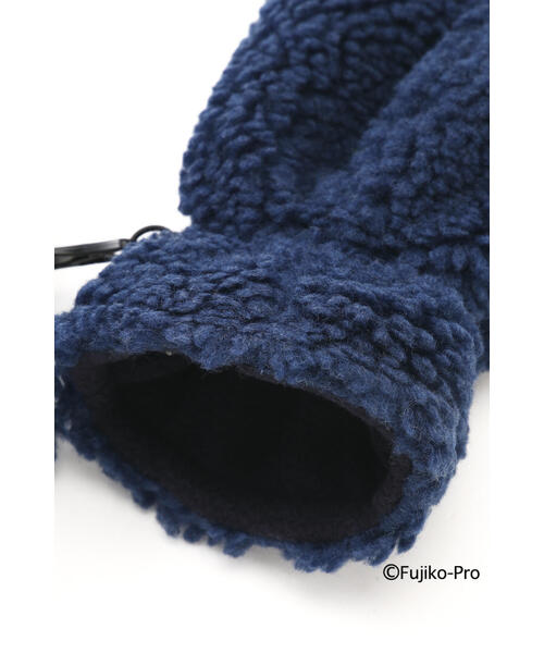 ジャックバニードラえもん　ネイビー　グローブ　ボア　ミトン　新品タグ付