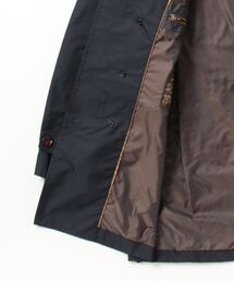 【美品】MOORER ムーレー MORANDI モランディ ダブルブレスト MOORER ムーレー MORANDI-KM ポリエステル ダブルブレスト コート NAVY