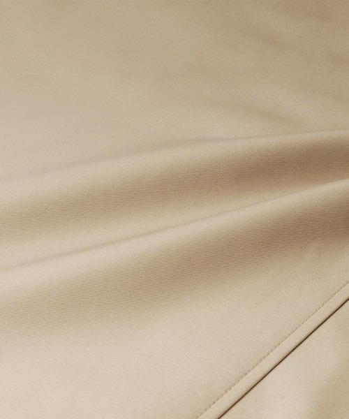 Filomo（フィローモ）の「[Filomo]ノーカラーロングコート 弱はっ水加工（トレンチコート・レディース・ベージュ/キャメル/ネイビー/ブラック・M/L）」の18枚目の写真