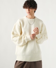 Buyer's Select/スポンジニットクルーネック長袖プルオーバー