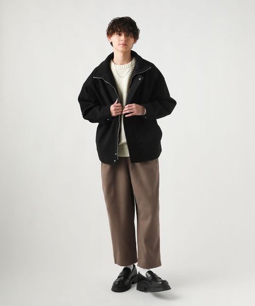 ASTRONOMY（アストロノミー）の「Buyer's Select/スポンジニットクルーネック長袖プルオーバー（ニット/セーター・メンズ・アイボリー/ブラック系/グレー系/ベージュ/ブラック・M/L）」の6枚目の写真
