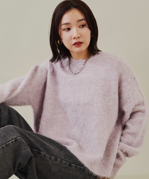 Shelly island（シェリーアイランド）の「モヘアタッチニットプル