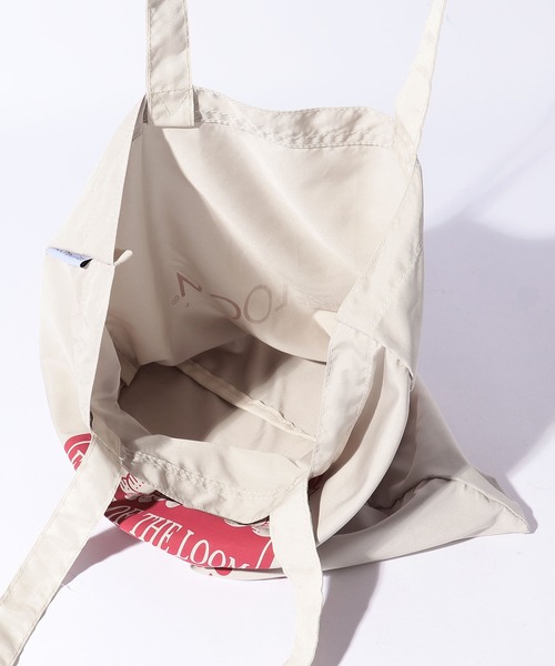 FRUIT OF THE LOOM（フルーツオブザルーム）の「GRAPHIC TOTE BAG / トートバッグ / A4 / コンパクト  / ロゴ / プリント / カジュアル（トートバッグ・メンズ・ラベンダー/イエロー/アイボリー/ミント/ピンク・FREE）」の8枚目の写真