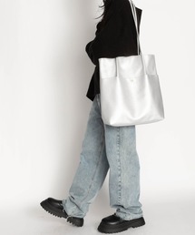 polka polka（ポルカポルカ）の「aristella / ロングハンドル 肩掛け ビック トートバッグ（トートバッグ）」