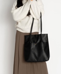 polka polka（ポルカポルカ）の「aristella / ロングハンドル 肩掛け ビック トートバッグ（トートバッグ）」