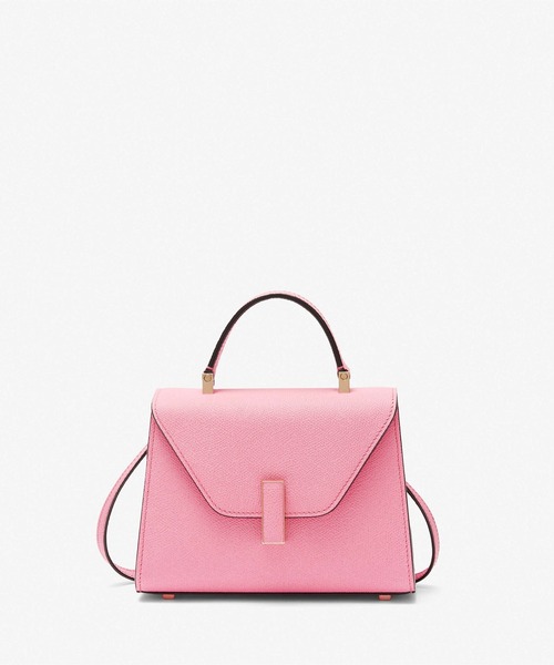 Valextra（ヴァレクストラ）の「マイクロ イジィデ（ハンドバッグ・レディース・ダークグレー/アッシュグレー/ベージュ系1/ピンク系1/ピンク系3/ブルー系2・ONE SIZE）」の6枚目の写真