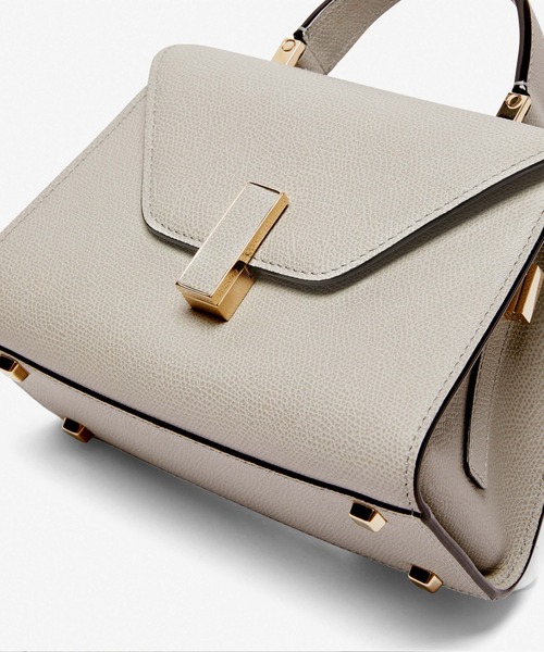 Valextra（ヴァレクストラ）の「マイクロ イジィデ（ハンドバッグ・レディース・ダークグレー/アッシュグレー/ベージュ系1/ピンク系1/ピンク系3/ブルー系2・ONE SIZE）」の9枚目の写真