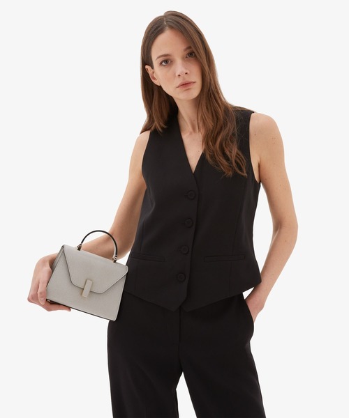 Valextra（ヴァレクストラ）の「マイクロ イジィデ（ハンドバッグ・レディース・ダークグレー/アッシュグレー/ベージュ系1/ピンク系1/ピンク系3/ブルー系2・ONE SIZE）」の11枚目の写真