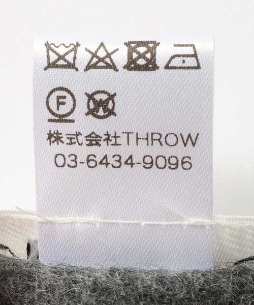 THROW（スロー）の「【THROW / スロー】Double Face Glen Check（マフラー・メンズ・ブラウン/ライトグレー・FREE）」の5枚目の写真