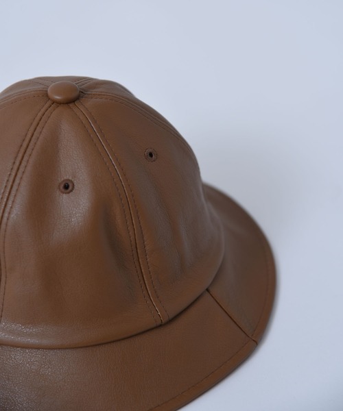 CALIFORNIA OUTFITTERS（カリフォルニア アウトフィッターズ）の「Z-2-SP 11D4 PUレザー メトロハット（ハット・メンズ・ベージュ/ネイビー/ホワイト/ブラック/ブラウン・ONESIZE）」の12枚目の写真