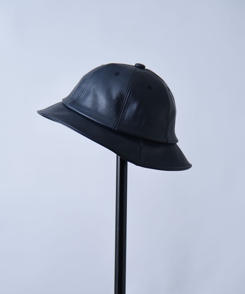 CALIFORNIA OUTFITTERS（カリフォルニア アウトフィッターズ）の「Z-2-SP 11D4 PUレザー メトロハット（ハット・メンズ・ベージュ/ネイビー/ホワイト/ブラック/ブラウン・ONESIZE）」の8枚目の写真