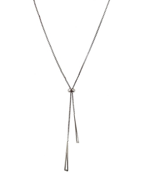 セール】トライアングルループタイ Yシェイプ ネックレス（ネックレス