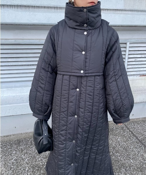 AIC.（エーアイシー）の「マルチウェイベストレイヤード中綿ロング