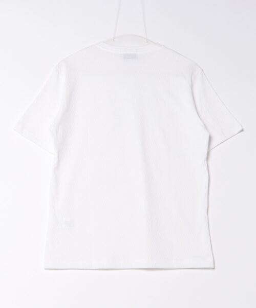 NICOLE CLUB FOR MEN（ニコルクラブフォーメン）の「バスケットリンクスジャガードＶネックプルオーバ（Tシャツ/カットソー・メンズ・シルバーグレー/ピンク系/ミント/ブラック/オフホワイト・MEDIUM/LARGE/X-LARGE）」の21枚目の写真