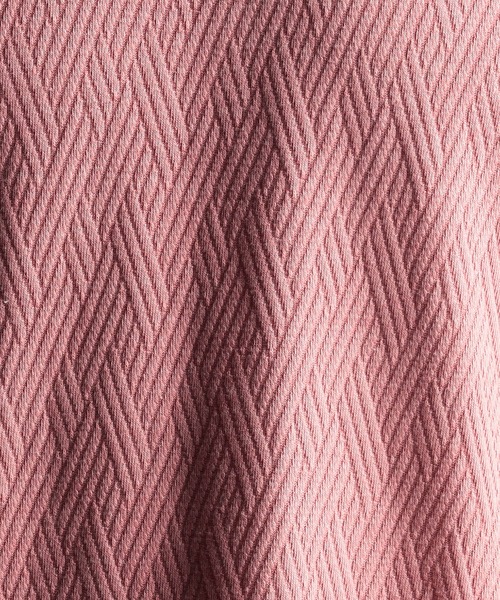 NICOLE CLUB FOR MEN（ニコルクラブフォーメン）の「バスケットリンクスジャガードＶネックプルオーバ（Tシャツ/カットソー・メンズ・シルバーグレー/ピンク系/ミント/ブラック/オフホワイト・MEDIUM/LARGE/X-LARGE）」の16枚目の写真