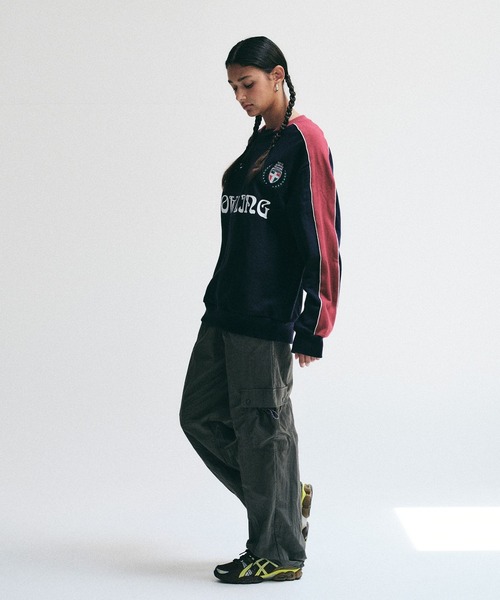 Retriever Club（レトリーバークラブ）の「【UNISEX】Retriever Club／SOCCER プルオーバー（ウラケ）2992259（スウェット・レディース・ブラック/ネイビー/グレー・MEDIUM/LARGE）」の19枚目の写真