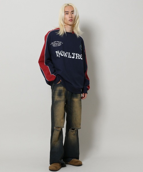 Retriever Club（レトリーバークラブ）の「【UNISEX】Retriever Club／SOCCER プルオーバー（ウラケ）2992259（スウェット・レディース・ブラック/ネイビー/グレー・MEDIUM/LARGE）」の21枚目の写真