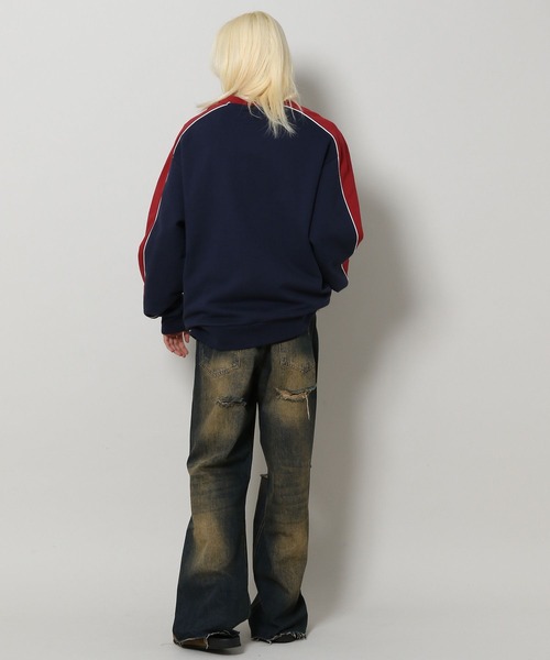 Retriever Club（レトリーバークラブ）の「【UNISEX】Retriever Club／SOCCER プルオーバー（ウラケ）2992259（スウェット・レディース・ブラック/ネイビー/グレー・MEDIUM/LARGE）」の22枚目の写真