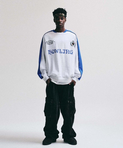 Retriever Club（レトリーバークラブ）の「【UNISEX】Retriever Club／SOCCER プルオーバー（ウラケ）2992259（スウェット・レディース・ブラック/ネイビー/グレー・MEDIUM/LARGE）」の12枚目の写真