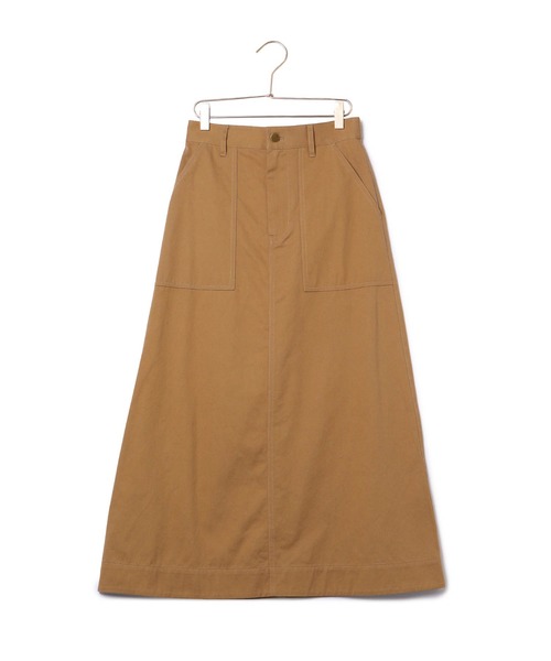 ROPE' PICNIC（ロペピクニック）の「コットンツイルAラインスカート（スカート・レディース・ブラック/ベージュ/カーキ・36/38）」の5枚目の写真