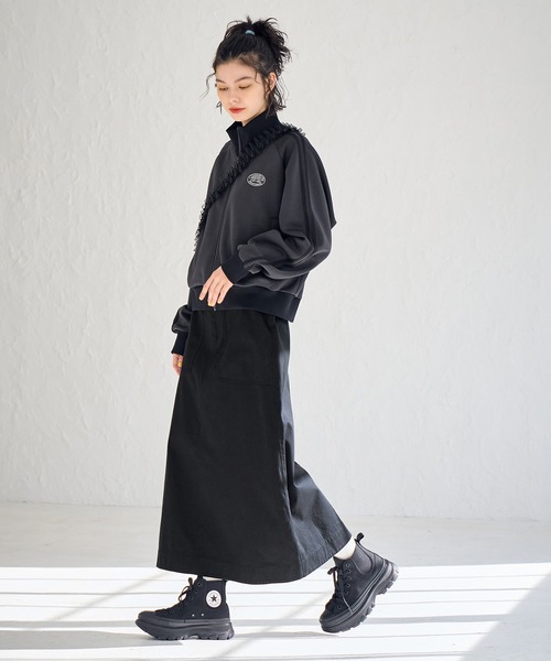 ROPE' PICNIC（ロペピクニック）の「コットンツイルAラインスカート（スカート・レディース・ブラック/ベージュ/カーキ・36/38）」の19枚目の写真