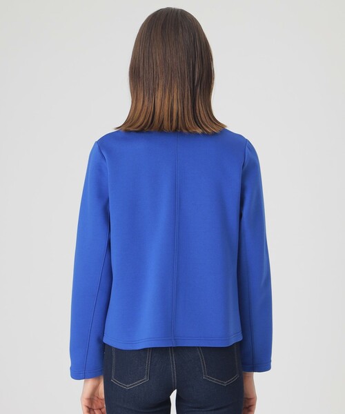 クレストブリッジ、チェックダンボールジャケットネイビー38 BLUE LABEL CRESTBRIDGE（ブルーレーベルクレストブリッジ）の