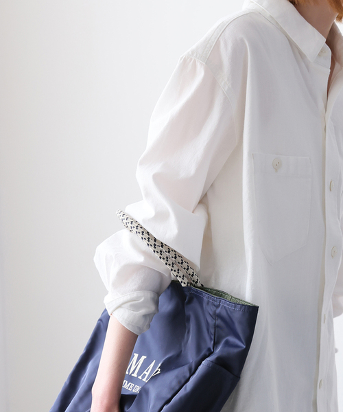 JOURNAL STANDARD（ジャーナルスタンダード）の「シャンブレーシャツ（シャツ/ブラウス・レディース・ブルー系その他/ホワイト×ホワイト・FREE）」の15枚目の写真