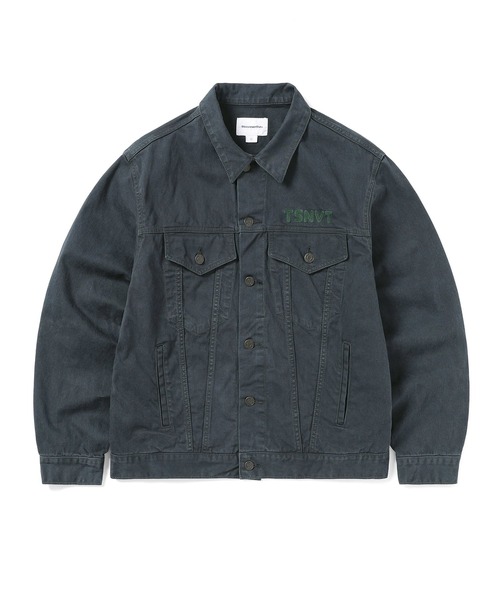 thisisneverthat（ディスイズネバーザット）の「TSNVT Trucker Jacket（ブルゾン・メンズ・オフホワイト/スモークピンク/ブラック・S/M/L/XL）」の2枚目の写真