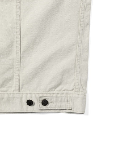 thisisneverthat（ディスイズネバーザット）の「TSNVT Trucker Jacket（ブルゾン・メンズ・オフホワイト/スモークピンク/ブラック・S/M/L/XL）」の7枚目の写真