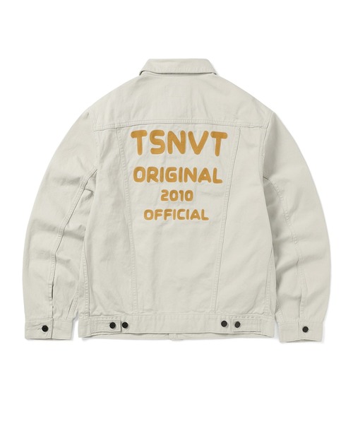 thisisneverthat（ディスイズネバーザット）の「TSNVT Trucker Jacket（ブルゾン・メンズ・オフホワイト/スモークピンク/ブラック・S/M/L/XL）」の8枚目の写真