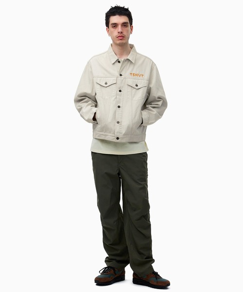 thisisneverthat（ディスイズネバーザット）の「TSNVT Trucker Jacket（ブルゾン・メンズ・オフホワイト/スモークピンク/ブラック・S/M/L/XL）」の9枚目の写真