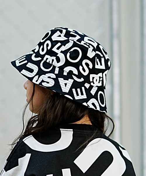 DC(ディーシー)の「DC/ディーシー DC/ディーシー ALLOVER HAT24 キッズ オールオーバー ハット ハット 帽子 スケートボード 総柄 人気デザイン バケットハット YHT242605(ハット・キッズ・ブルー系その他/ブラック×ホワイト/ホワイト×ブラック・FREE)」の5枚目の写真