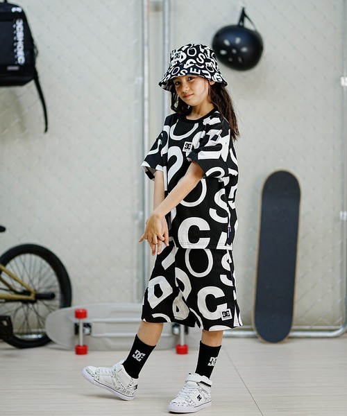 DC(ディーシー)の「DC/ディーシー DC/ディーシー ALLOVER HAT24 キッズ オールオーバー ハット ハット 帽子 スケートボード 総柄 人気デザイン バケットハット YHT242605(ハット・キッズ・ブルー系その他/ブラック×ホワイト/ホワイト×ブラック・FREE)」の8枚目の写真