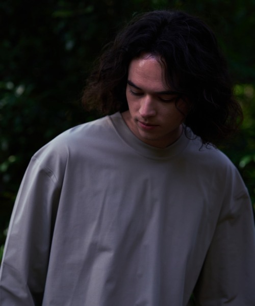 ragged mountain(ラギットマウンテン)の「【RAGGED MOUNTAIN/ラギットマウンテン】 ELKINS バックプリント ロングスリーブTシャツ(Tシャツ/カットソー・メンズ・ホワイト/ブラック/ベージュ/パープル/グレイッシュブルー・MEDIUM/LARGE/X-LARGE)」の12枚目の写真