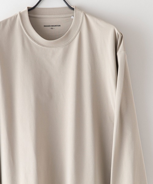 ragged mountain(ラギットマウンテン)の「【RAGGED MOUNTAIN/ラギットマウンテン】 ELKINS バックプリント ロングスリーブTシャツ(Tシャツ/カットソー・メンズ・ホワイト/ブラック/ベージュ/パープル/グレイッシュブルー・MEDIUM/LARGE/X-LARGE)」の15枚目の写真