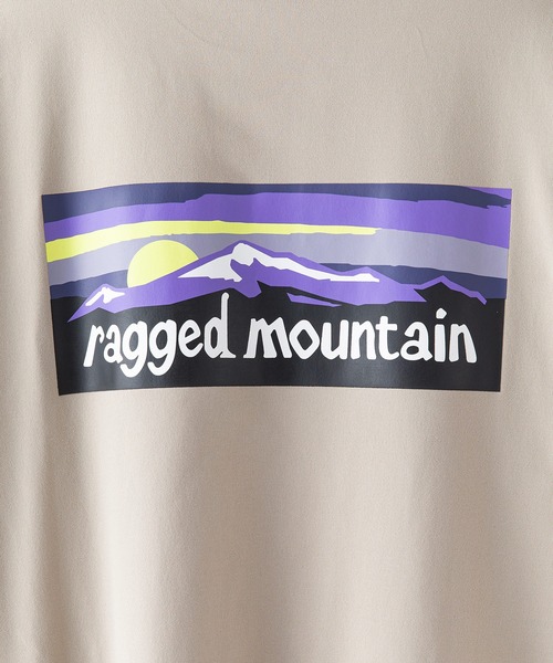 ragged mountain(ラギットマウンテン)の「【RAGGED MOUNTAIN/ラギットマウンテン】 ELKINS バックプリント ロングスリーブTシャツ(Tシャツ/カットソー・メンズ・ホワイト/ブラック/ベージュ/パープル/グレイッシュブルー・MEDIUM/LARGE/X-LARGE)」の19枚目の写真