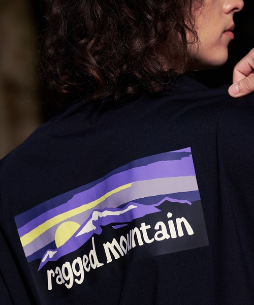 ragged mountain(ラギットマウンテン)の「【RAGGED MOUNTAIN/ラギットマウンテン】 ELKINS バックプリント ロングスリーブTシャツ(Tシャツ/カットソー・メンズ・ホワイト/ブラック/ベージュ/パープル/グレイッシュブルー・MEDIUM/LARGE/X-LARGE)」の13枚目の写真